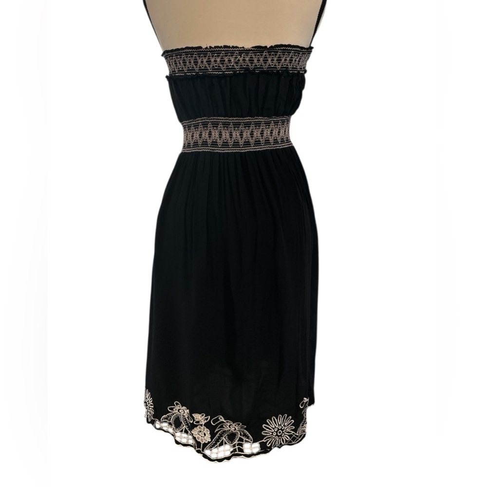 American Rag Elegant Black Embroidered Dress - Picture 5 of 6